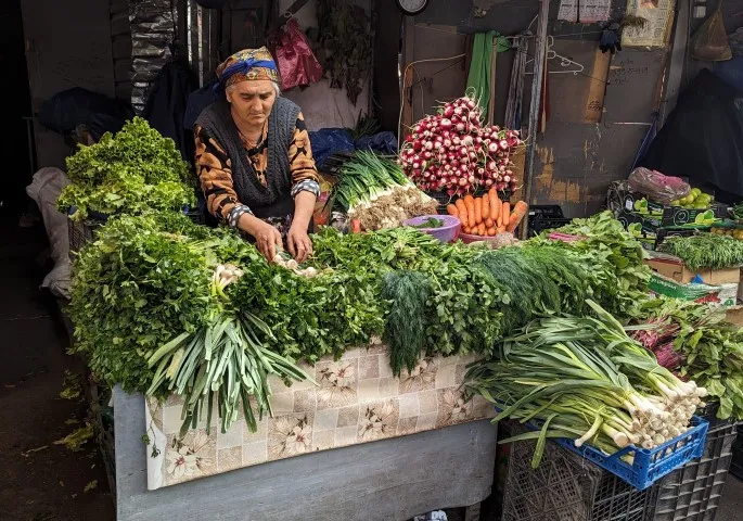 Markttour Dezerter bazaar tbilisi georgie